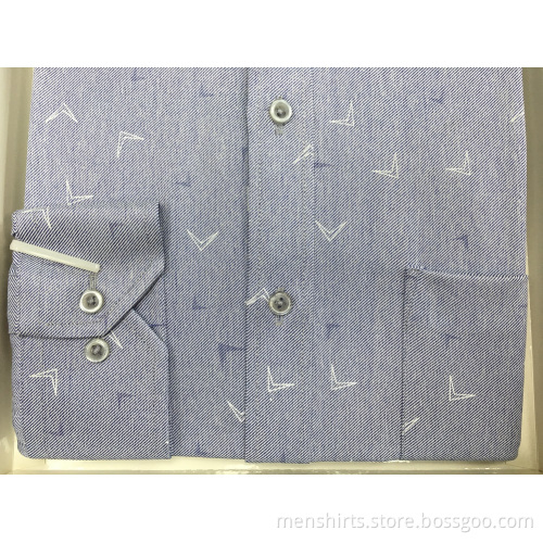 Cotton Yarn Dyed Business Shirt